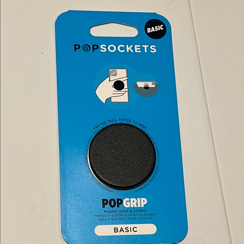 PopSockets Basic Black PopGrip
